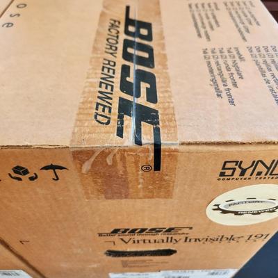 Pair of Bose Virtually Invisible 191 White Sealed Boxes