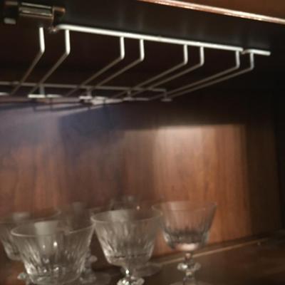 Wood china cabinet