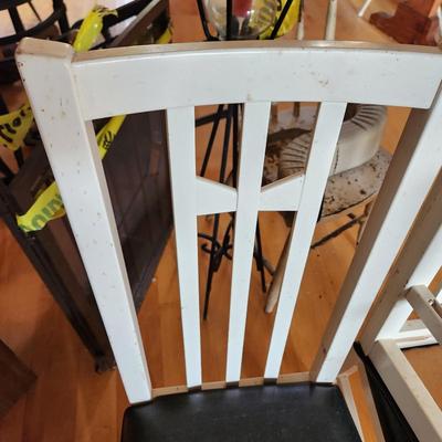 5 Ikea Chairs Black Seats