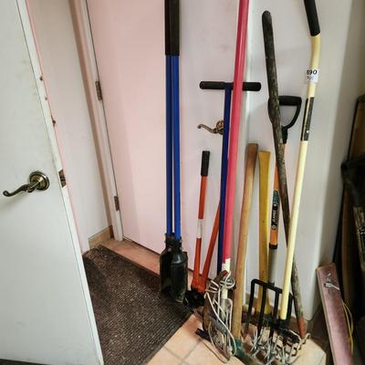 Lot of 9 Garden Yard tools, Furniture Lifter