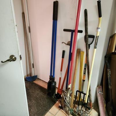 Lot of 9 Garden Yard tools, Furniture Lifter