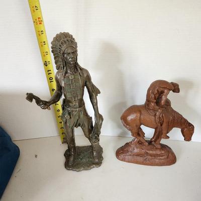 2 Indian Statues Home Decor