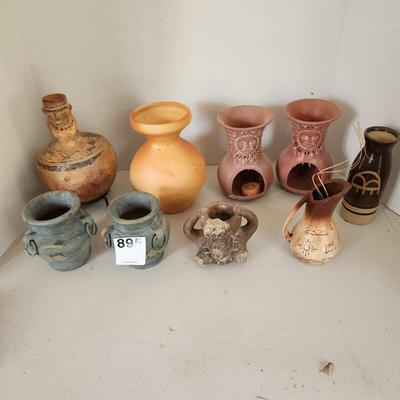 Lot of 9 Home Decor Pottery