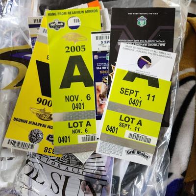 Large Lot of NFL Baltimore Ravens Merchandise