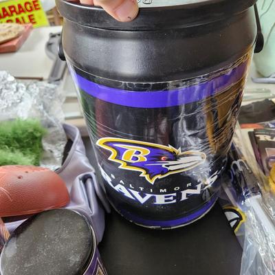 Large Lot of NFL Baltimore Ravens Merchandise