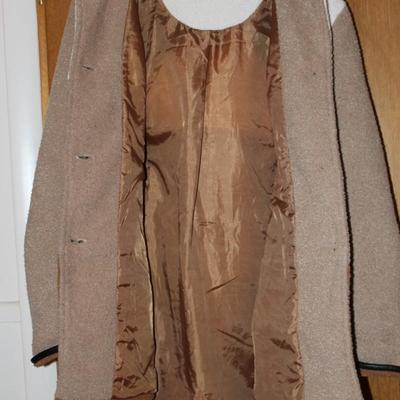 Susan Garver Brown Women's Coat Size Small