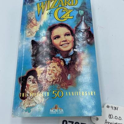 Wizard of Oz 50 Anniversary VCR tape