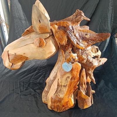 Large Beautiful horse head sculpture Handcrafted in Indonesia