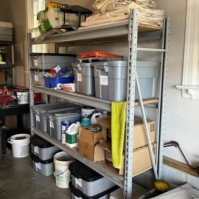 G1834 Large Metal Boltless Shelving 76" wide x 72" high x 18" deep