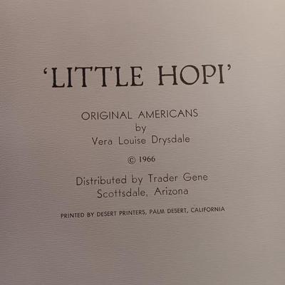 Original Americans by Vera Louise Drysdale 1966 framed prints "Little Drummer" & RARE "Little Hopi"