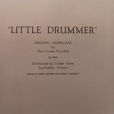 Original Americans by Vera Louise Drysdale 1966 framed prints "Little Drummer" & RARE "Little Hopi"