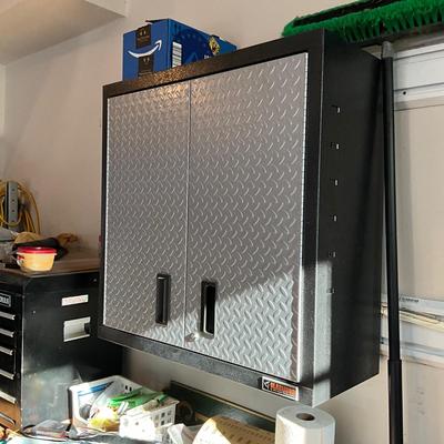 G1836 GLADIATOR Two Door Wall Storage Cabinet w/ Keys