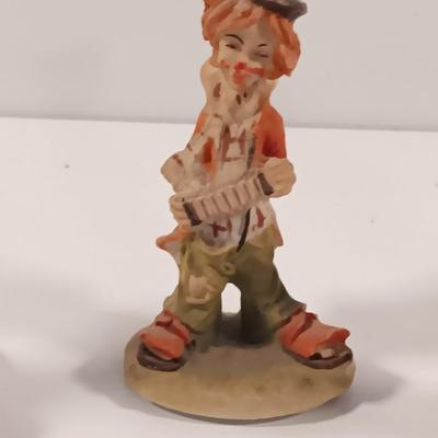 Three small Clown Figures Clown band