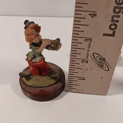 Three small Clown Figures Clown band