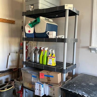 G1841 Large Plastic 5 Shelf Shelving Unit