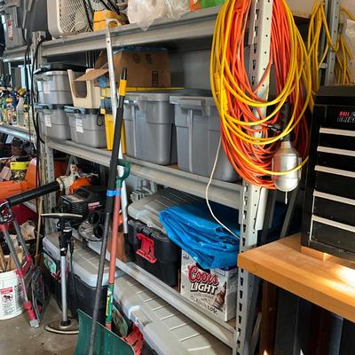 G1843 Large Metal and pressed Board Boltless Shelving Unit
