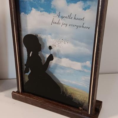 Three Vintage Silhouette Reverse Paintings -Two Wallace & Berrie Shadow art