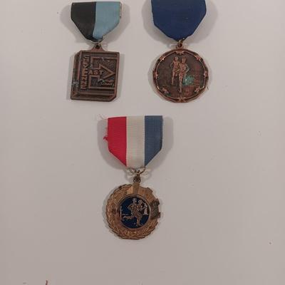 Three vintage medals