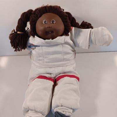 Astronaut Cabbage patch doll (missing globe) with adoption papers and birth certificate