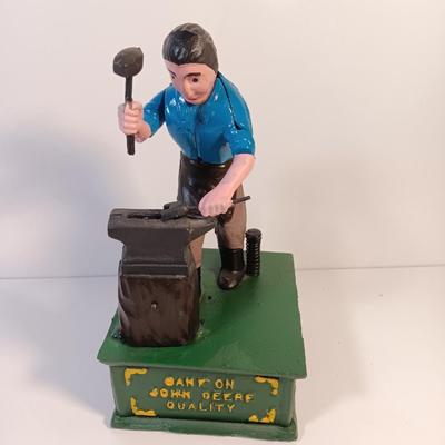 Vintage cast Iron mechanical bank