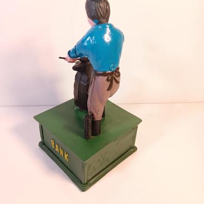 Vintage cast Iron mechanical bank