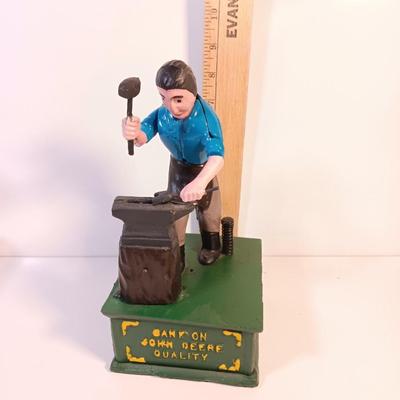 Vintage cast Iron mechanical bank