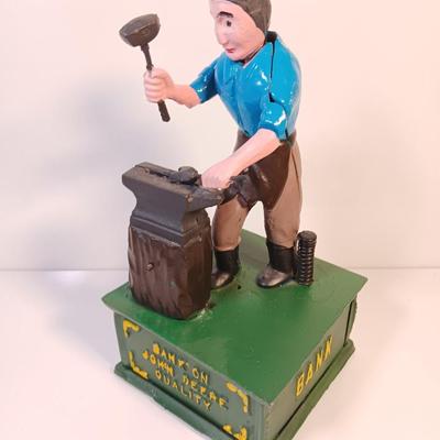 Vintage cast Iron mechanical bank