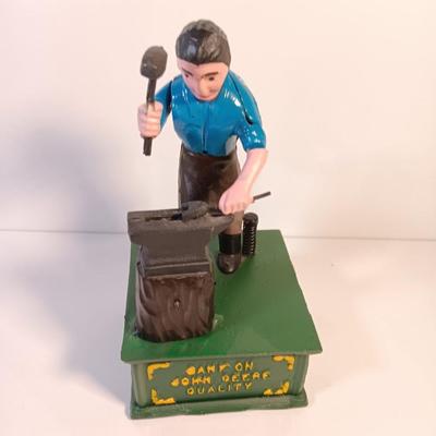 Vintage cast Iron mechanical bank