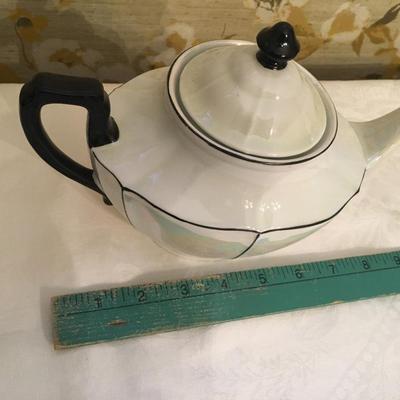 Vintage iridescent teapot