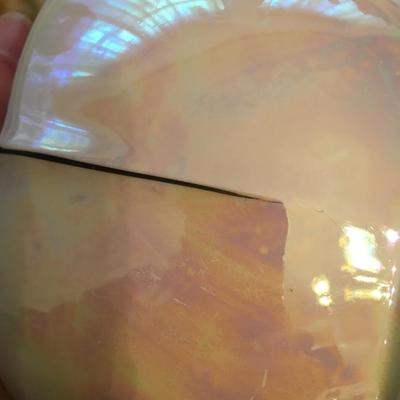 Vintage iridescent teapot