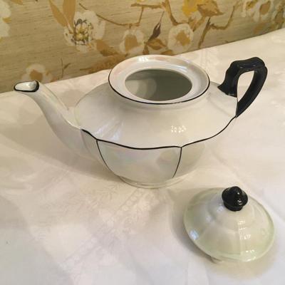 Vintage iridescent teapot