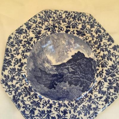 Rare Vintage 8" Oxtogon Shaped Wedgewood Plate
