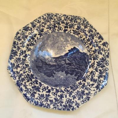 Rare Vintage 8" Oxtogon Shaped Wedgewood Plate
