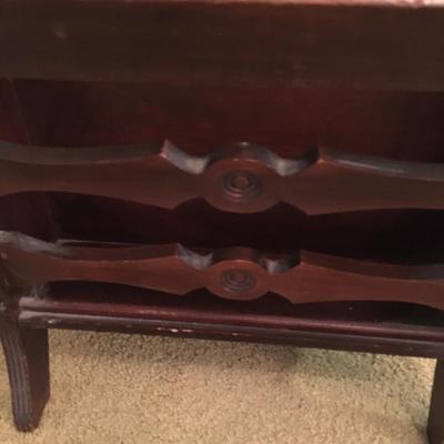 Vintage magazine rack