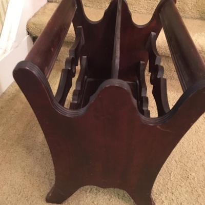 Vintage magazine rack