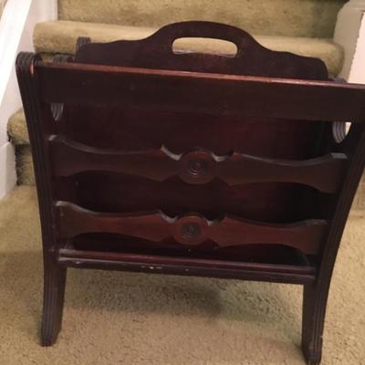 Vintage magazine rack