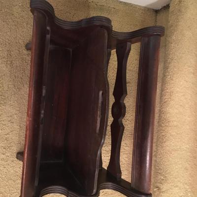 Vintage magazine rack