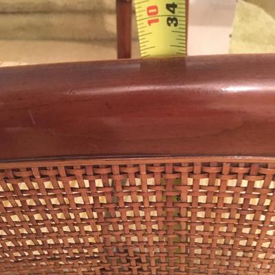 MCM cane back dining chairs
