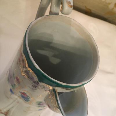 Porcelain handpainted pitcher