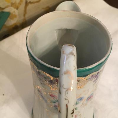 Porcelain handpainted pitcher
