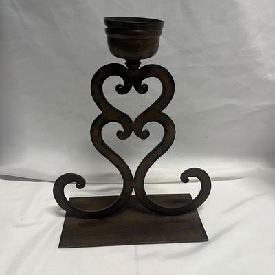 Iron Candleholder & Table Lamp (B2-MG)