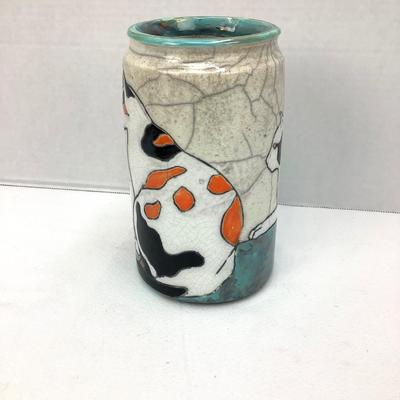 946 CATS by Mary Ann Charette Vase
