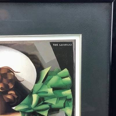 953 Tamara De Lempicka "Young Lady with Gloves" Framed PRINT