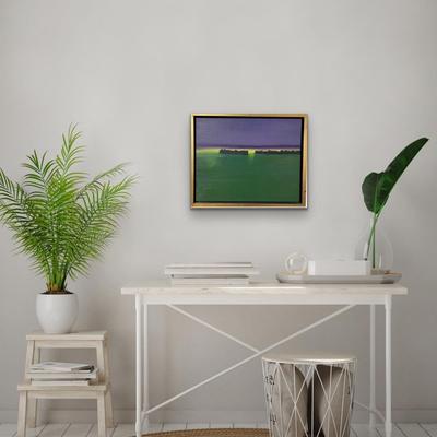 955 Original Oil on Linen "Solitude on the Choptank" Painting by Jim Krahn