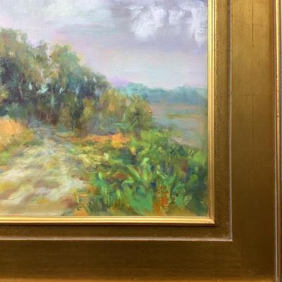 958 Original "Ripe For Harvest" Painting By Plein Air Artist Betty Huang