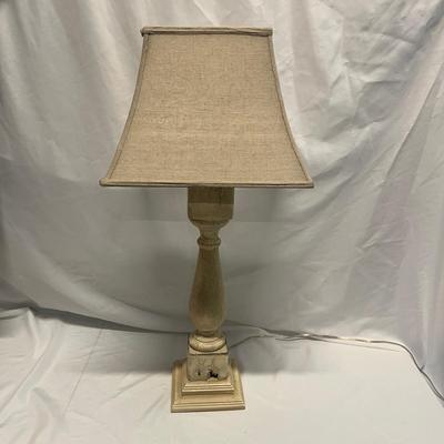Table Lamp & Framed Artwork (B2-MG)