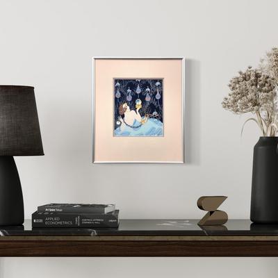 967 Art Deco "Stolen Kisses" Framed Print