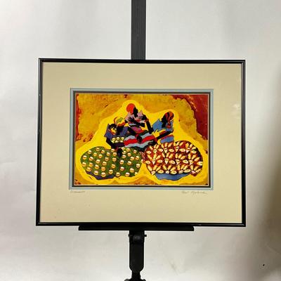 969 Paul Nzalamba "Discussion" Framed Photo