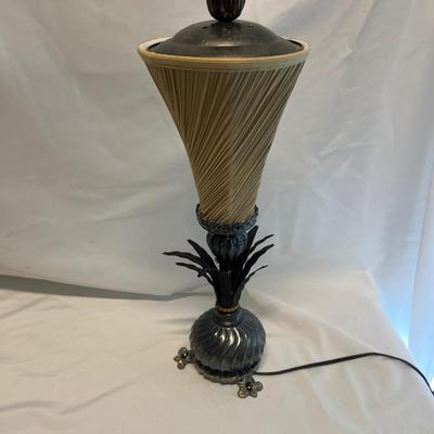 Table Lamp & Bamboo Vase (B2-MG)