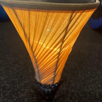 Table Lamp & Bamboo Vase (B2-MG)